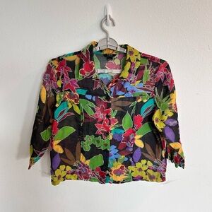 Toni Morgan Women’s Floral Jacket/Top

Size L